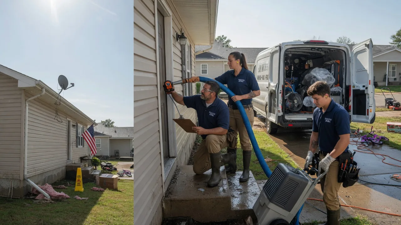 Ceiling Water Damage Restoration in Mazon, IL near me